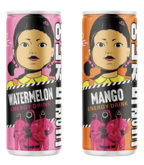 Энергетический напиток Squid Game Energy Drink со вкусом манго 250мл 8921 фото