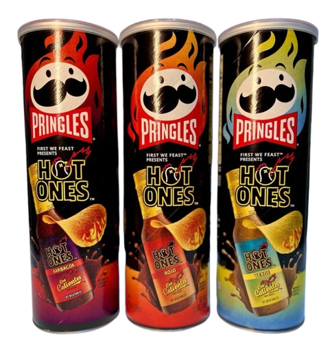 Чипсы Pringles Hot Ones Los Calientes Rojo 156г 8310 фото