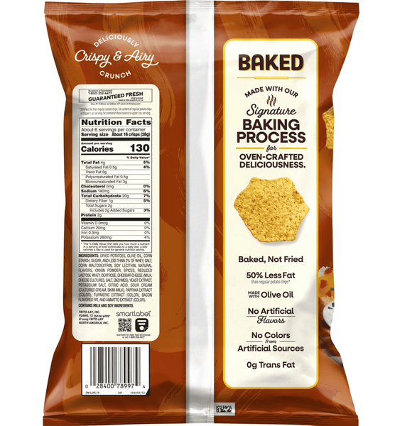 Чіпси Lay's Baked Loaded Potato Chips 177.1г 11003 фото