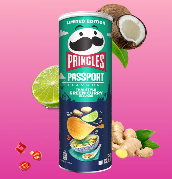 Чипсы Pringles Passport Flavours Thai Style Green Curry 165г 8653 фото