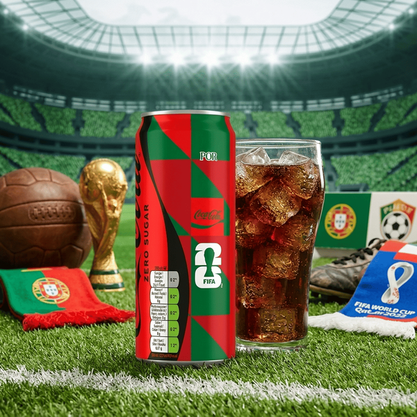 Газований напій Coca-Cola FIFA World Cup POR Zero Sugar 330мл 11252 фото