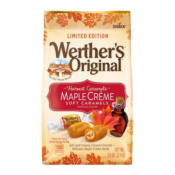Конфеты Werther's Original Maple Creme Soft Caramels 210 г 7304 фото