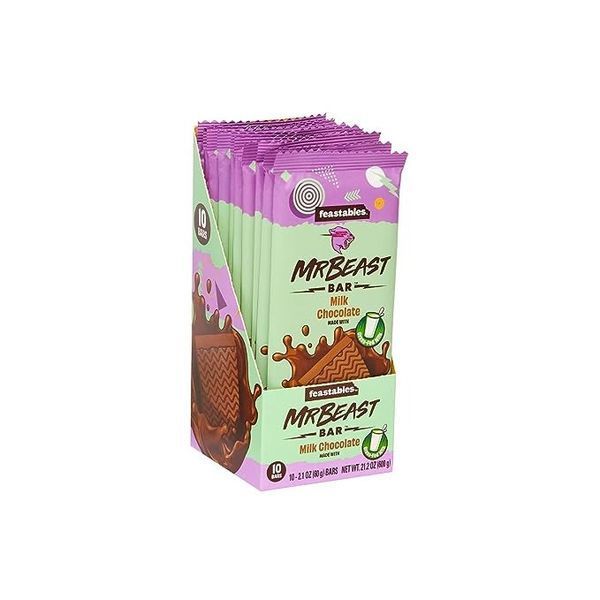 Шоколад Feastables MrBeast Milk Chocolate Bar 60 g 5668 фото