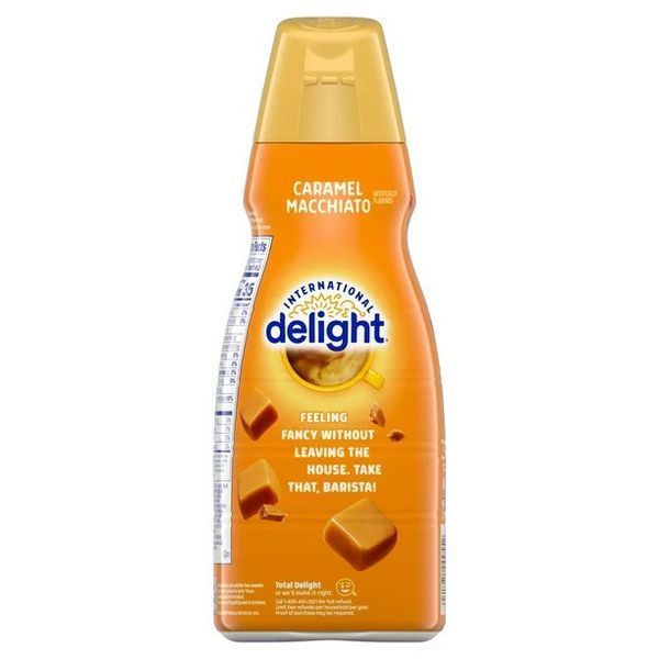 Карамельный сироп для кофе International Delight Caramel Macchiato Coffee Creamer 946.35ml 4997 фото
