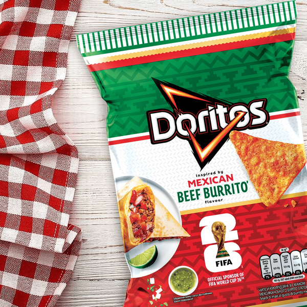 Чіпси Doritos FIFA Mexican Beef Burrito 90г 10904 фото