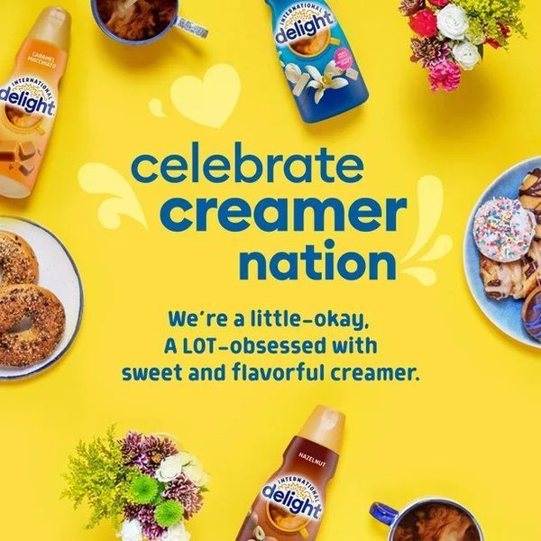 Карамельный сироп для кофе International Delight Caramel Macchiato Coffee Creamer 946.35ml 4997 фото