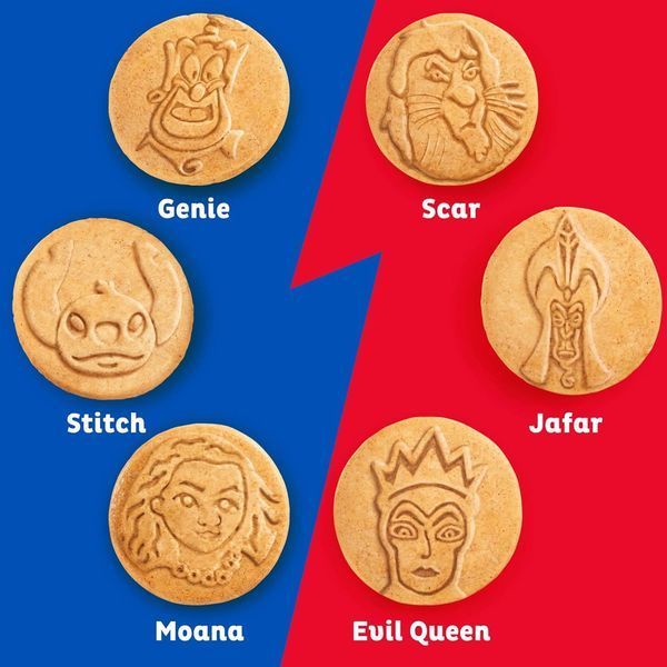 Печенье Nabisco Disney Heroes and Villains Graham Snacks Variety Pack 10шт, 280г 11424 фото