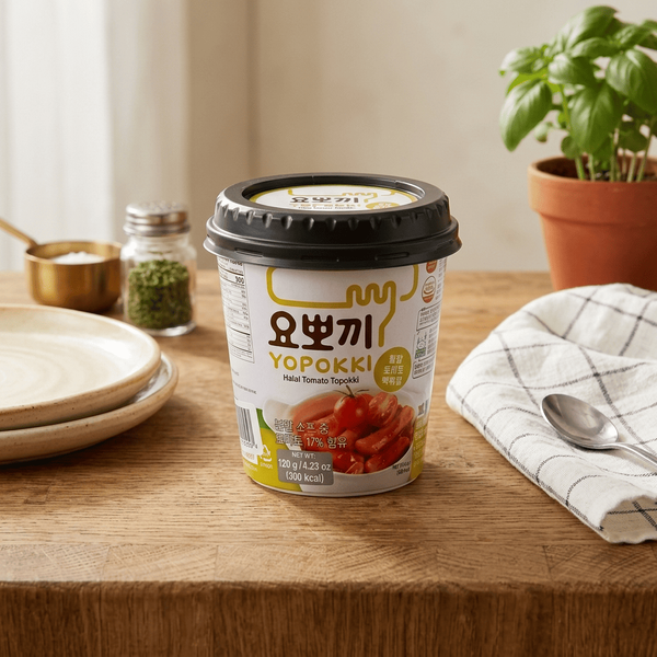 Токпоккі Young Poong Yopokki Halal Tomato Topokki 120г 10751 фото