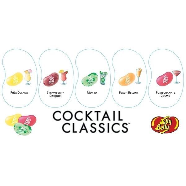 Подарочная коробка жевательных конфет Jelly Belly Cocktail Classics Gift Box 125г 0088 фото