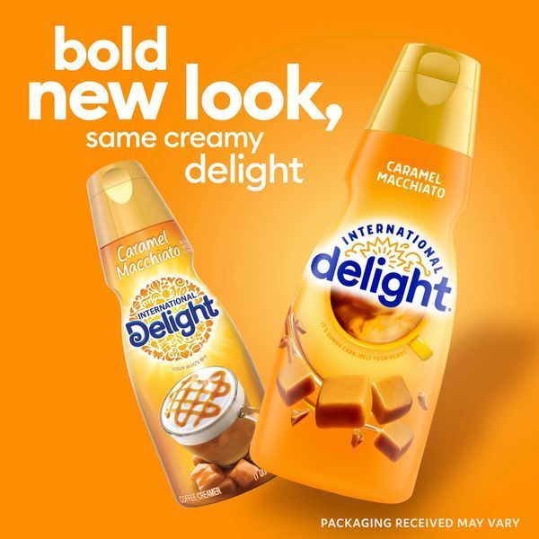 Карамельный сироп для кофе International Delight Caramel Macchiato Coffee Creamer 946.35ml 4997 фото