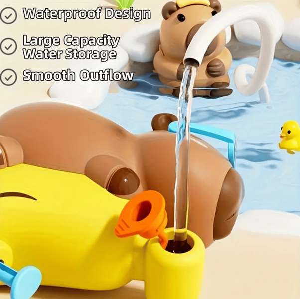 Водяний пістолет-іграшка Lukiup Capybara Water Fight Toys 1шт 11152 фото
