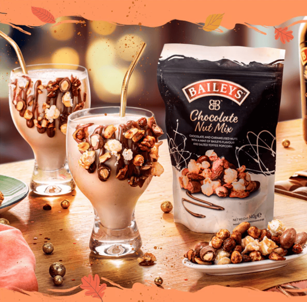 Шоколадно-ореховая смесь Baileys Chocolate Nut Mix Pouch 140г 10107 фото