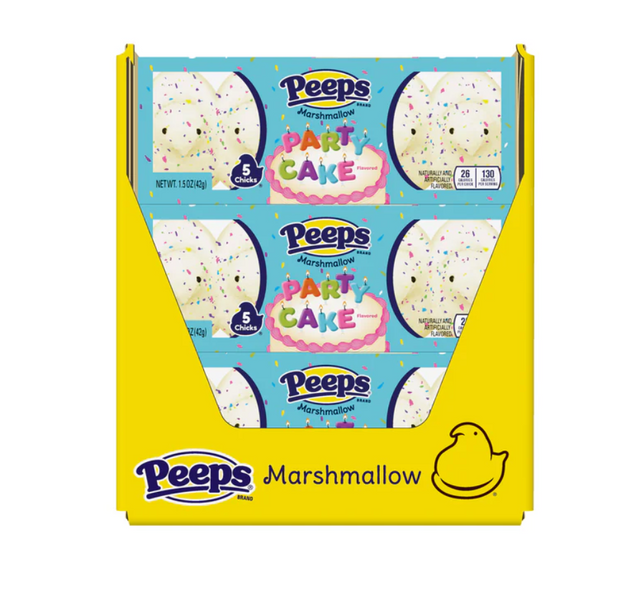 Маршмеллоу Peeps Party Cake Marshmallow Chicks 42г 8506 фото