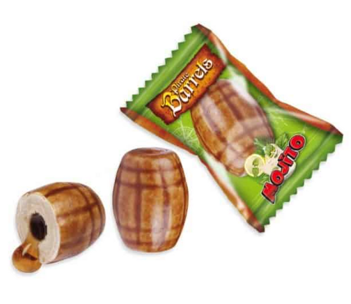 Блок жвачек Fini Pirate Barrels Mojito Gum 200шт 8405 фото