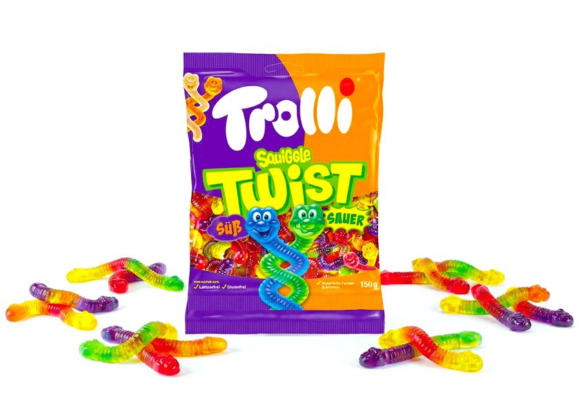 Желейные конфеты Trolli Squiggle Twist 150г 11667 фото