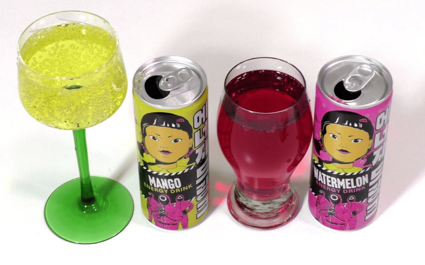 Энергетический напиток Squid Game Energy Drink со вкусом манго 250мл 8921 фото