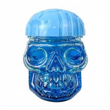 Череп з рідкою цукеркою Halloween Skull Sour Blueberry Candy Slime 1шт 11867 фото