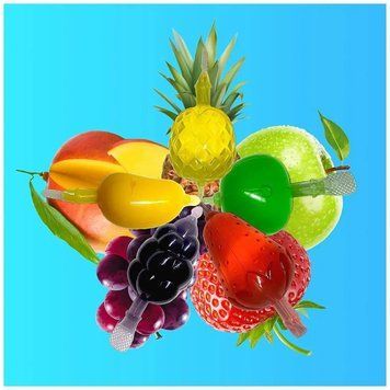 Рідкі фруктові желе з Тік Ток Funtasty Squeezable Fruit Jelly Candy 1 шт 5370 фото