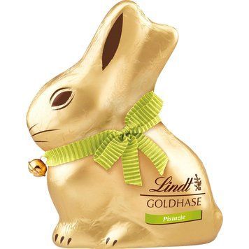 Шоколадний кролик Lindt Gold Rabbit Goldhase Pistazie 100г 10702 фото