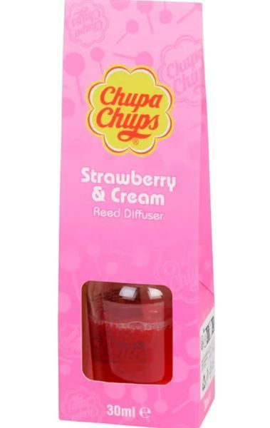 Аромадиффузор Chupa Chups 2-in-1 Reed Diffuser Strawberry & Cream 30мл 10009 фото