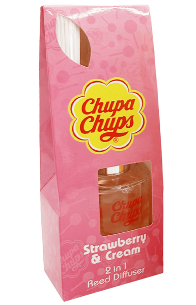 Аромадиффузор Chupa Chups 2-in-1 Reed Diffuser Strawberry & Cream 30мл 10009 фото