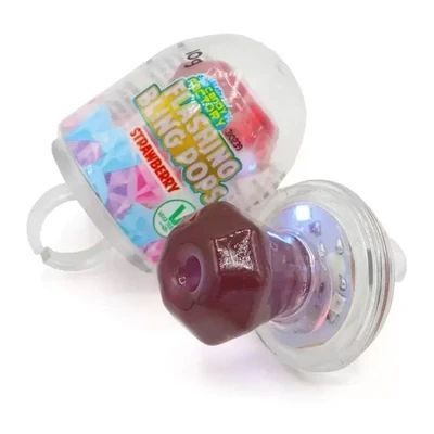 Цукерки з сюрпризом флеш-попси Candy Realms Festive Flash Pops 1шт 6122 фото