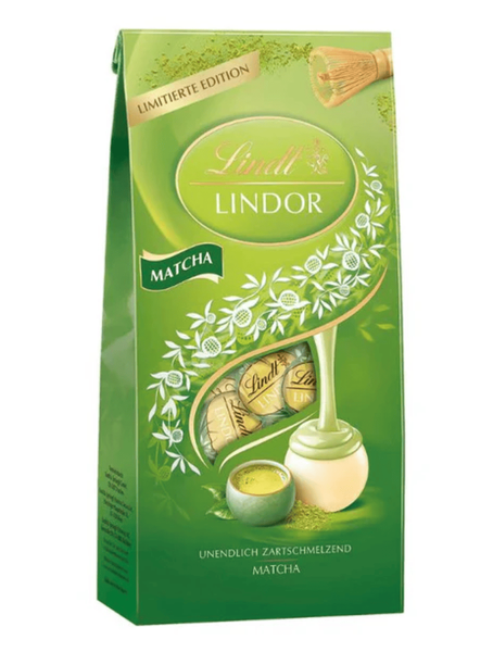 Шоколадні цукерки Lindt Lindor White Chocolate Matcha Truffles 137г 11253 фото