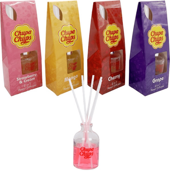Аромадиффузор Chupa Chups 2-in-1 Reed Diffuser Strawberry & Cream 30мл 10009 фото