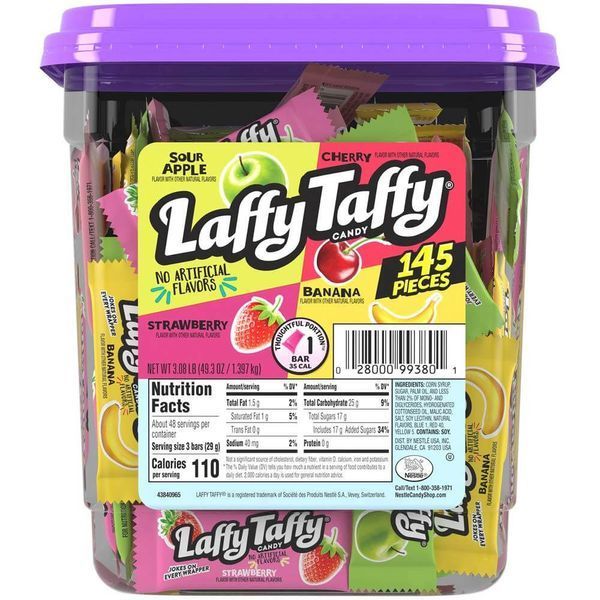 Жевательные конфеты Laffy Taffy Assorted Candy Jar 1.4 kg 145 шт 5282 фото