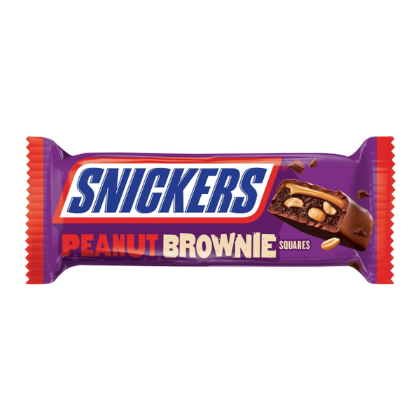 Батончик Snickers Peanut Brownie 34g 1918 фото