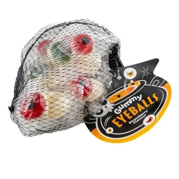 Желейні цукерки Halloween Gummy Eyeball Strawberry Flavour Sweets 112г 7206 фото