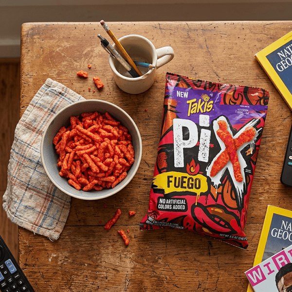Снеки Takis Fuego Pix Crunchy Corn Puff Snack 240.9г 11524 фото