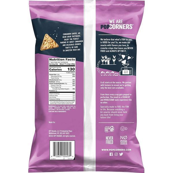 Чіпси PopCorners Cinnamon Crunch 198.4г 10905 фото