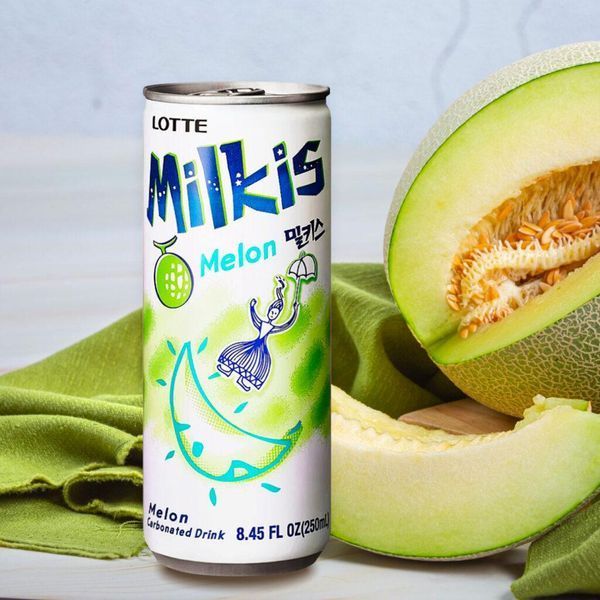 Молочный безалкогольный напиток Lotte Milkis Melon 250 мл 6795 фото