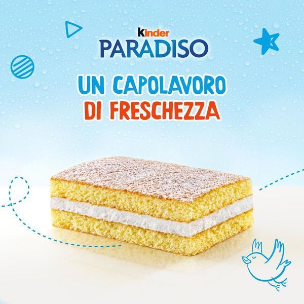Бісквітні тістечка Ferrero Kinder Paradiso 4шт х 29г 9959 фото