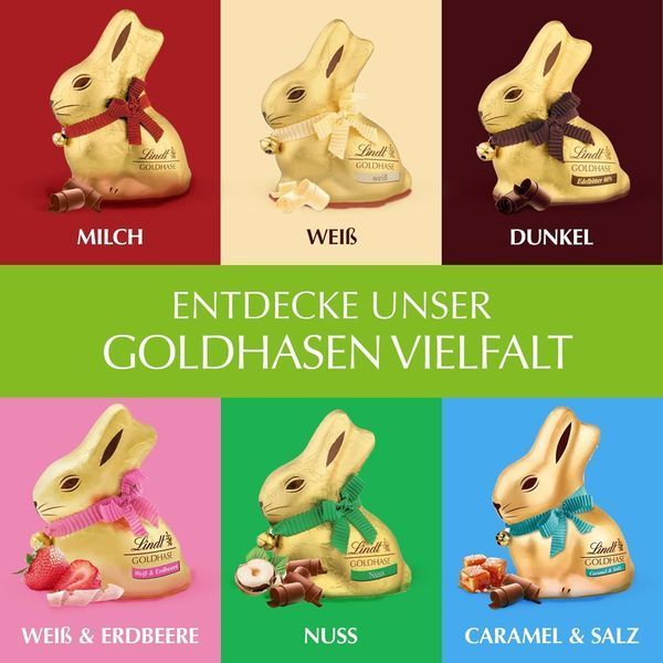 Шоколадний кролик Lindt Gold Rabbit Goldhase Pistazie 100г 10702 фото