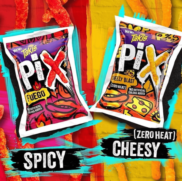 Снеки Takis Fuego Pix Crunchy Corn Puff Snack 240.9г 11524 фото
