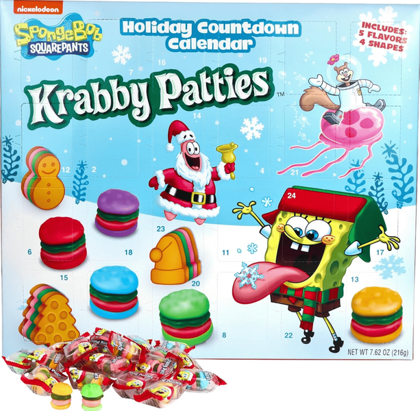 Адвент-календар Frankford SpongeBob SquarePants Gummy Krabby Patties 216г 9712 фото
