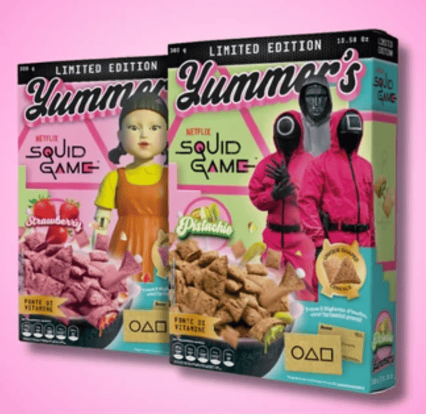 Пластівці Yummer's Limited Edition Squid Game Marshmallow Cornflakes 300г 8922 фото