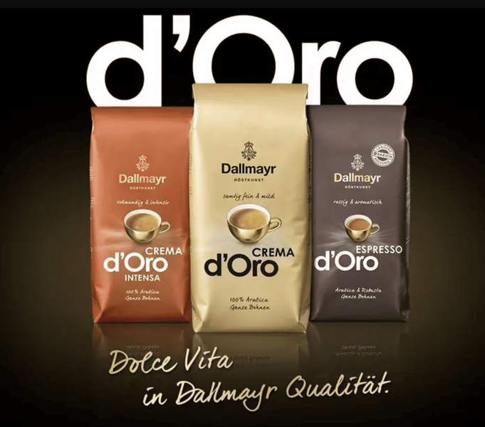 Кава в зернах Dallmayr Crema d'oro Intensa 1кг 10402 фото