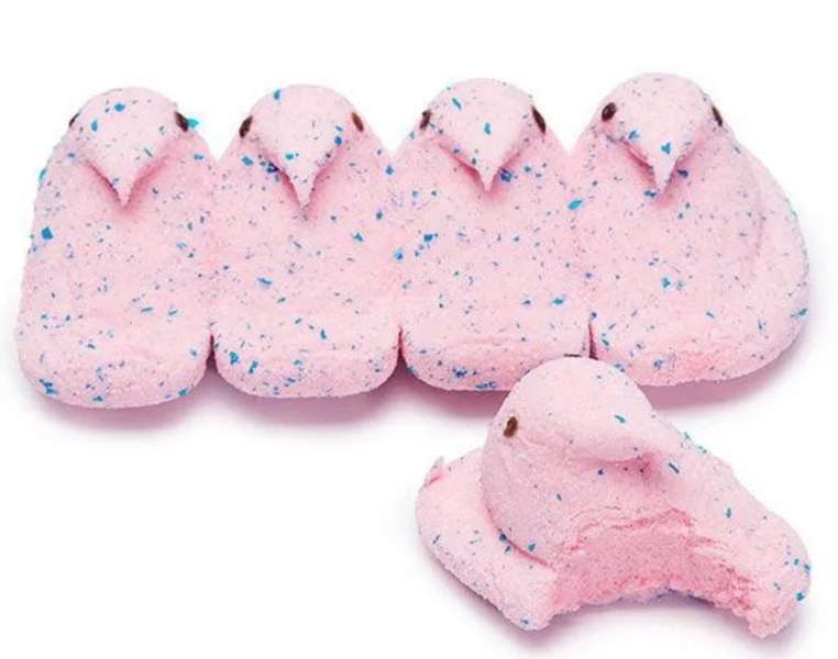 Маршмеллоу Peeps Marshmallow Cotton Candy Chicks 42г 8507 фото