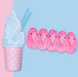 Маршмеллоу Peeps Marshmallow Cotton Candy Chicks 42г 8507 фото 5