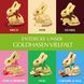 Шоколадний кролик Lindt Gold Rabbit Goldhase Pistazie 100г 10702 фото 4