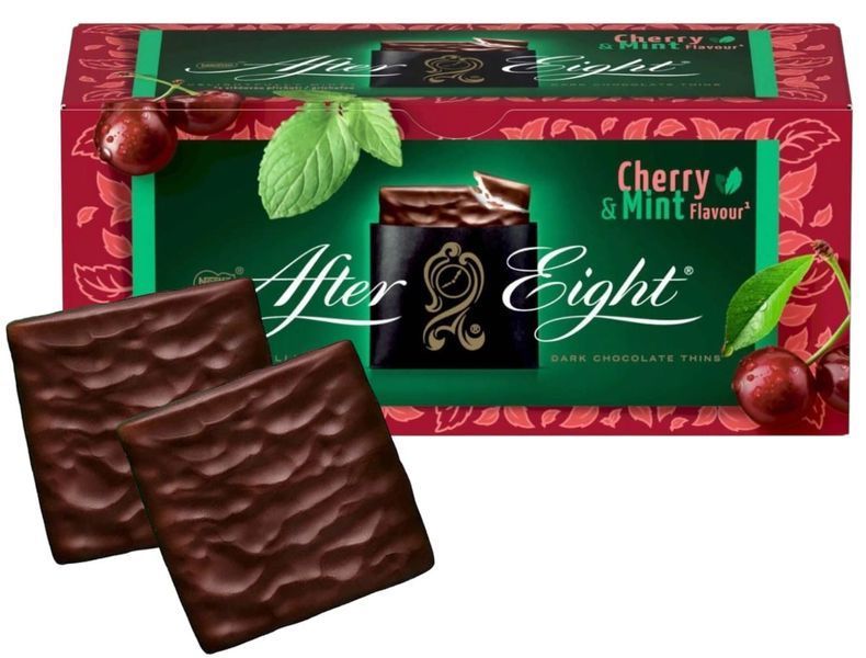 Шоколадні цукерки Nestle After Eight Cherry Mint 200г 11153 фото