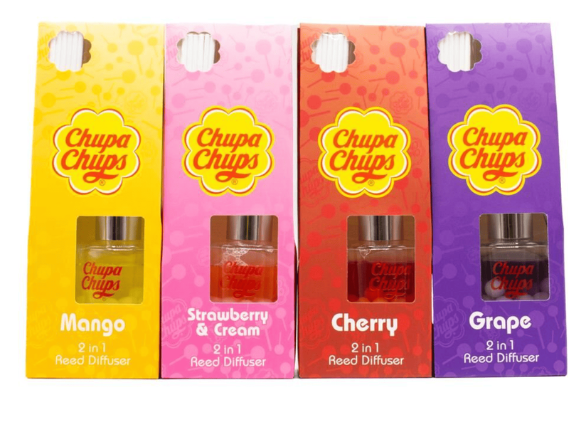 Аромадиффузор Chupa Chups 2-in-1 Reed Diffuser Strawberry & Cream 30мл 10009 фото