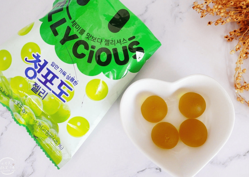 Желейные конфеты Lotte Jellycious Green Grape Jelly 72г 9022 фото