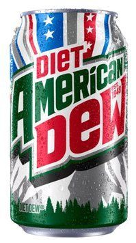 Газированный напиток Diet Mountain American Dew Citrus Soda Pop 355мл 11426 фото