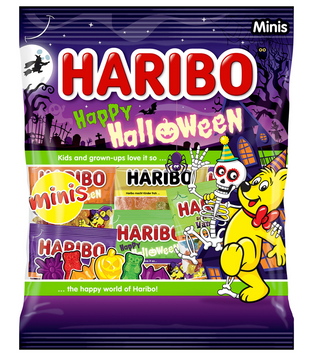 Жевательные конфеты Haribo Happy Halloween Minis 250г 11918 фото