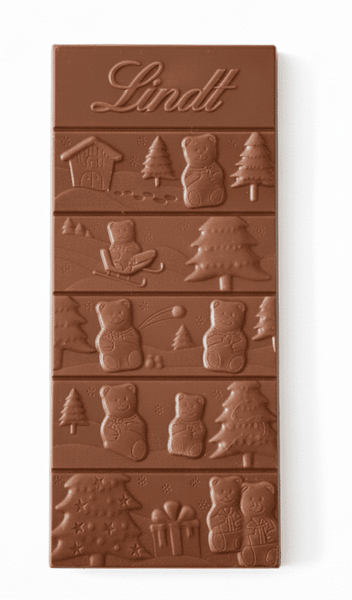 Шоколад Lindt Teddy Milk Chocolate Bar 120г 10010 фото