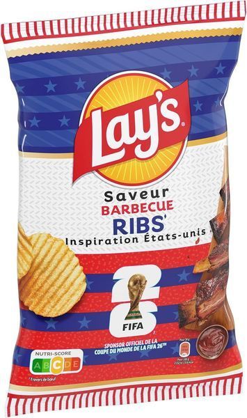 Чипсы Lay's FIFA Saveur Barbecue Ribs 120г 11768 фото